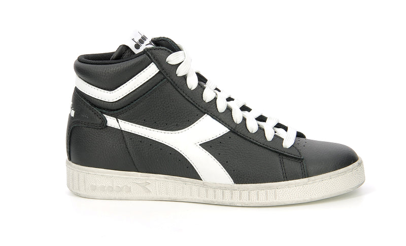 Diadora - Sneakers Haut - Game L Hi Waxed - Negro/Blanco