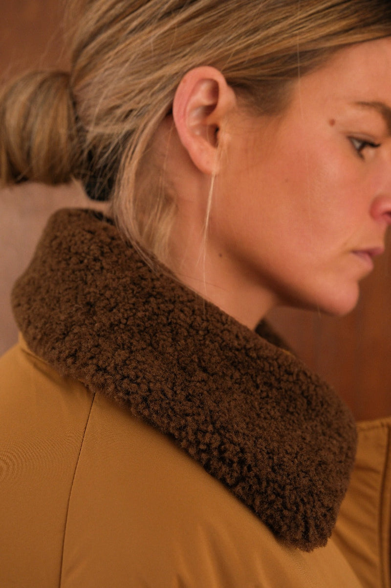 Doudoune Anaïs Camel