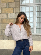 Charlie Taupe Cardigan