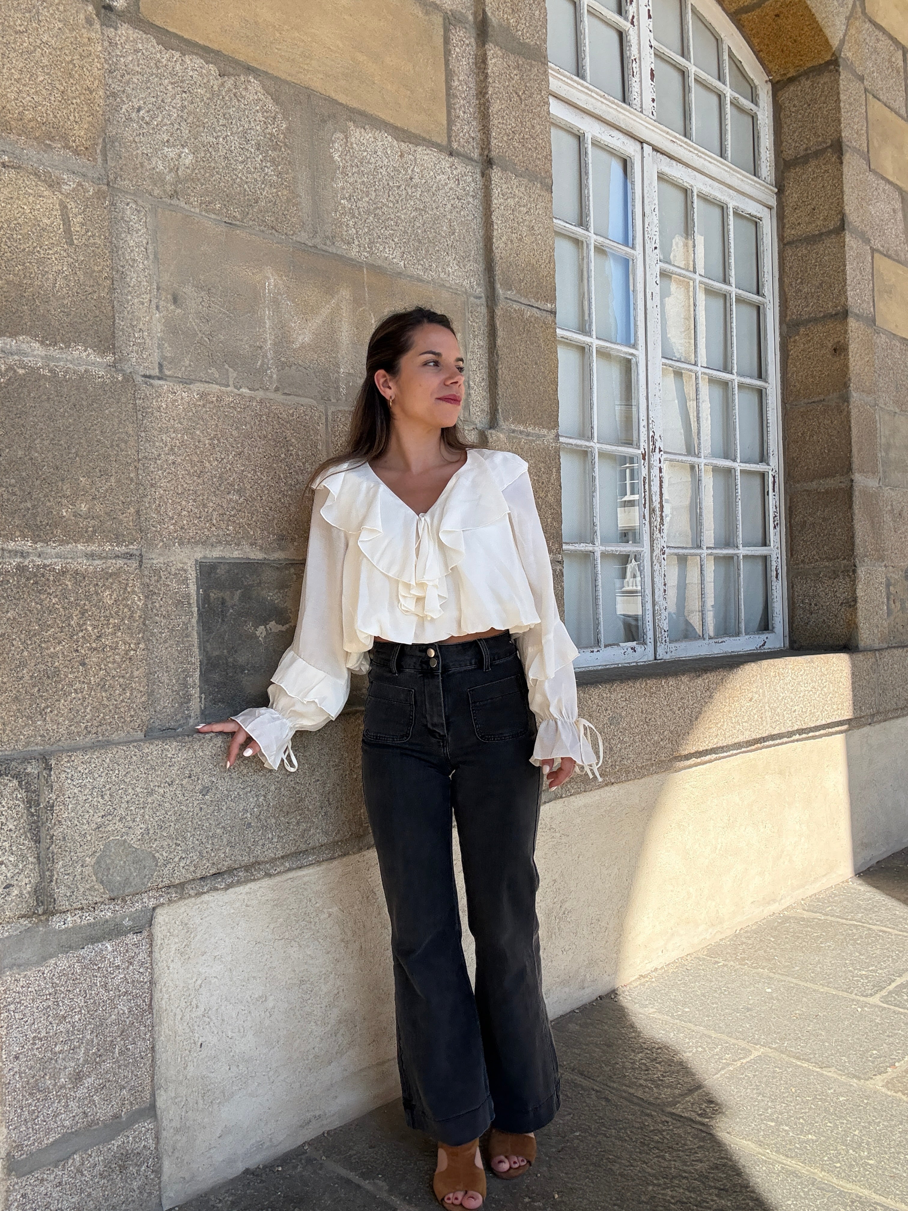 Blusa Iris Crudo