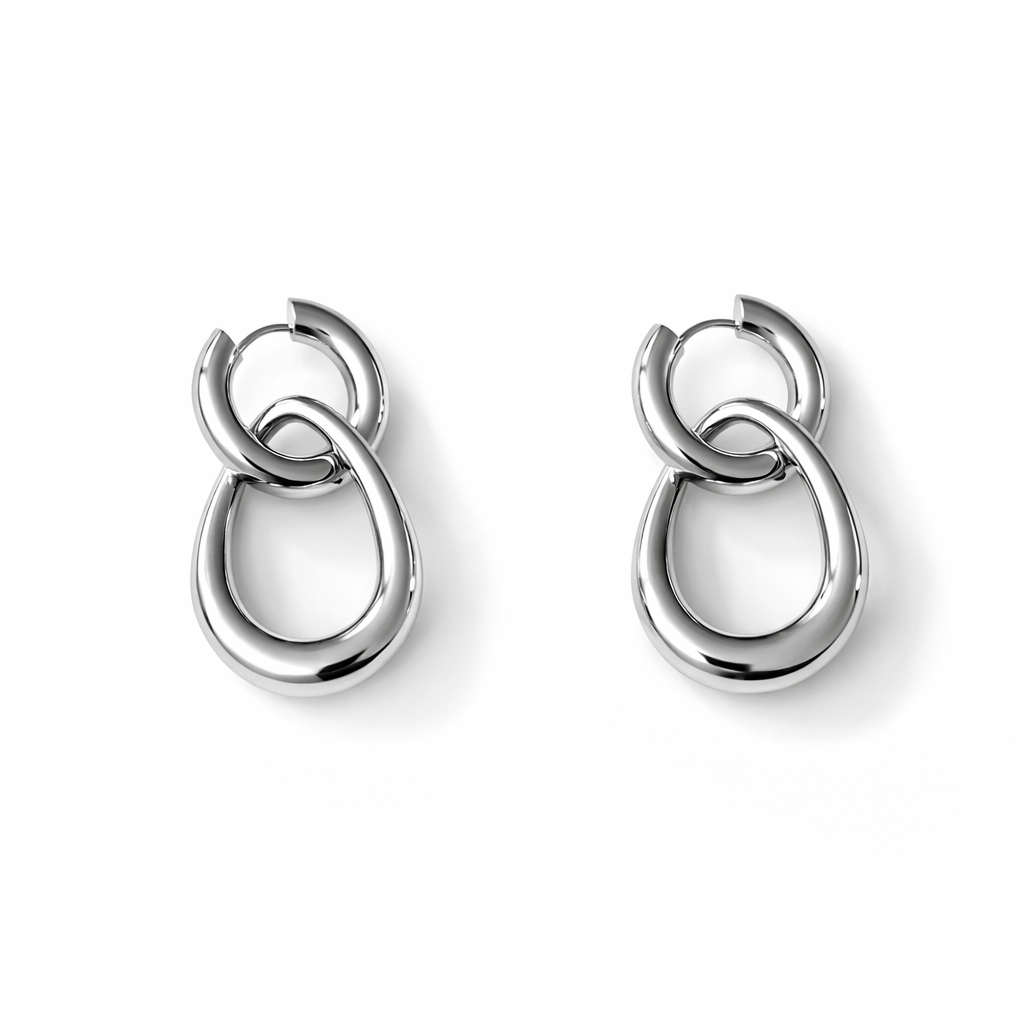 Boucles D'Oreilles Galenia - Doré, Argent Ou Bicolore