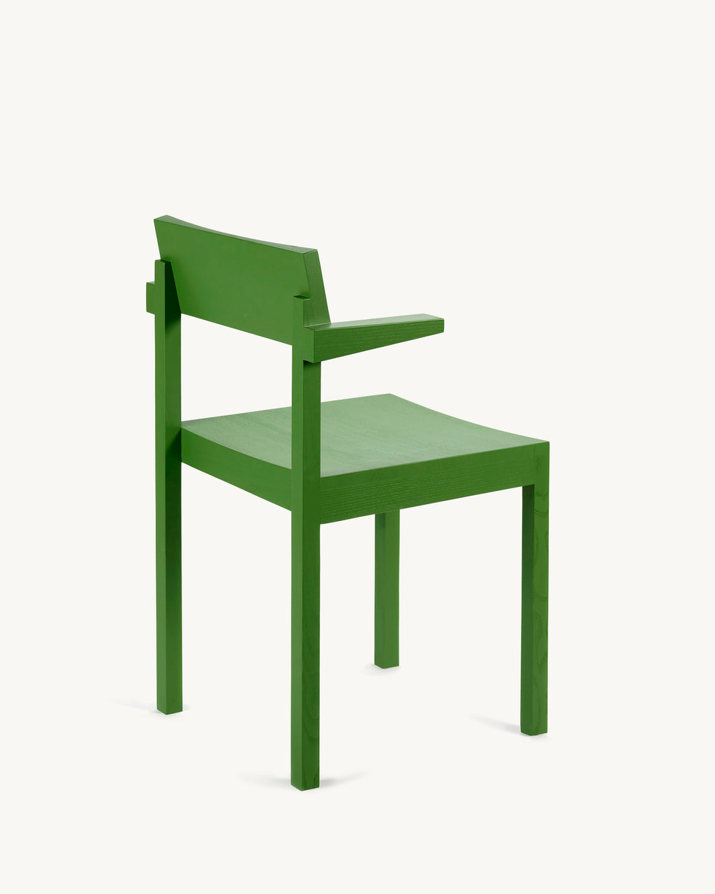 Silent - Chaise À Accoudoirs - Frêne - Grass