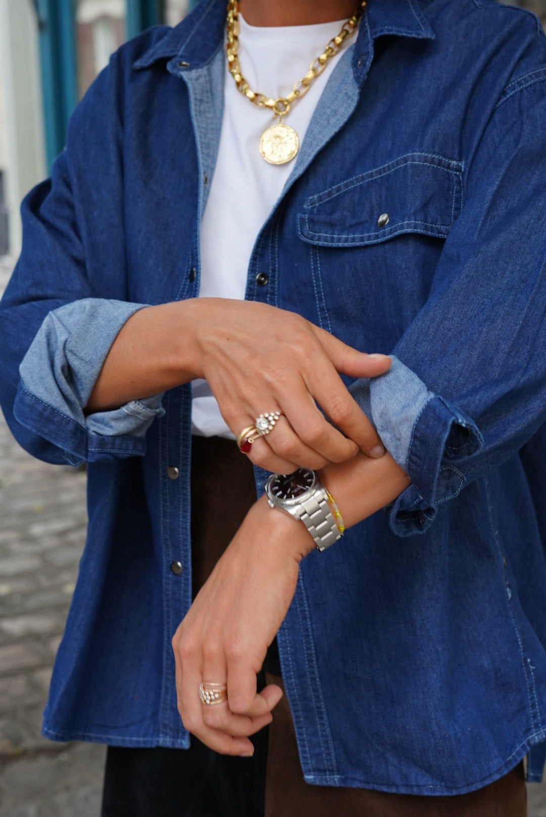 Louise Denim Blue Shirt