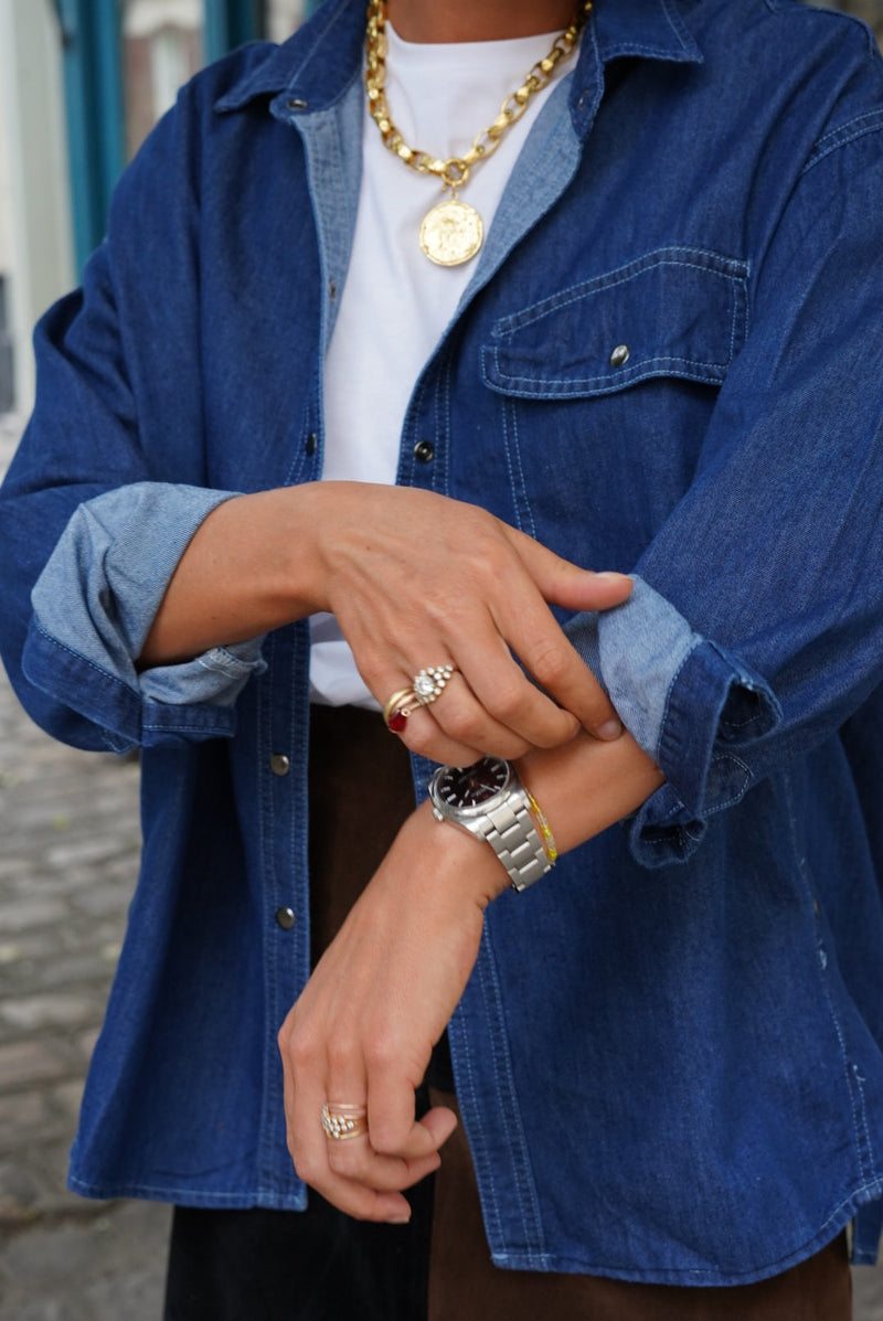 Chemise Louise Denim Bleu