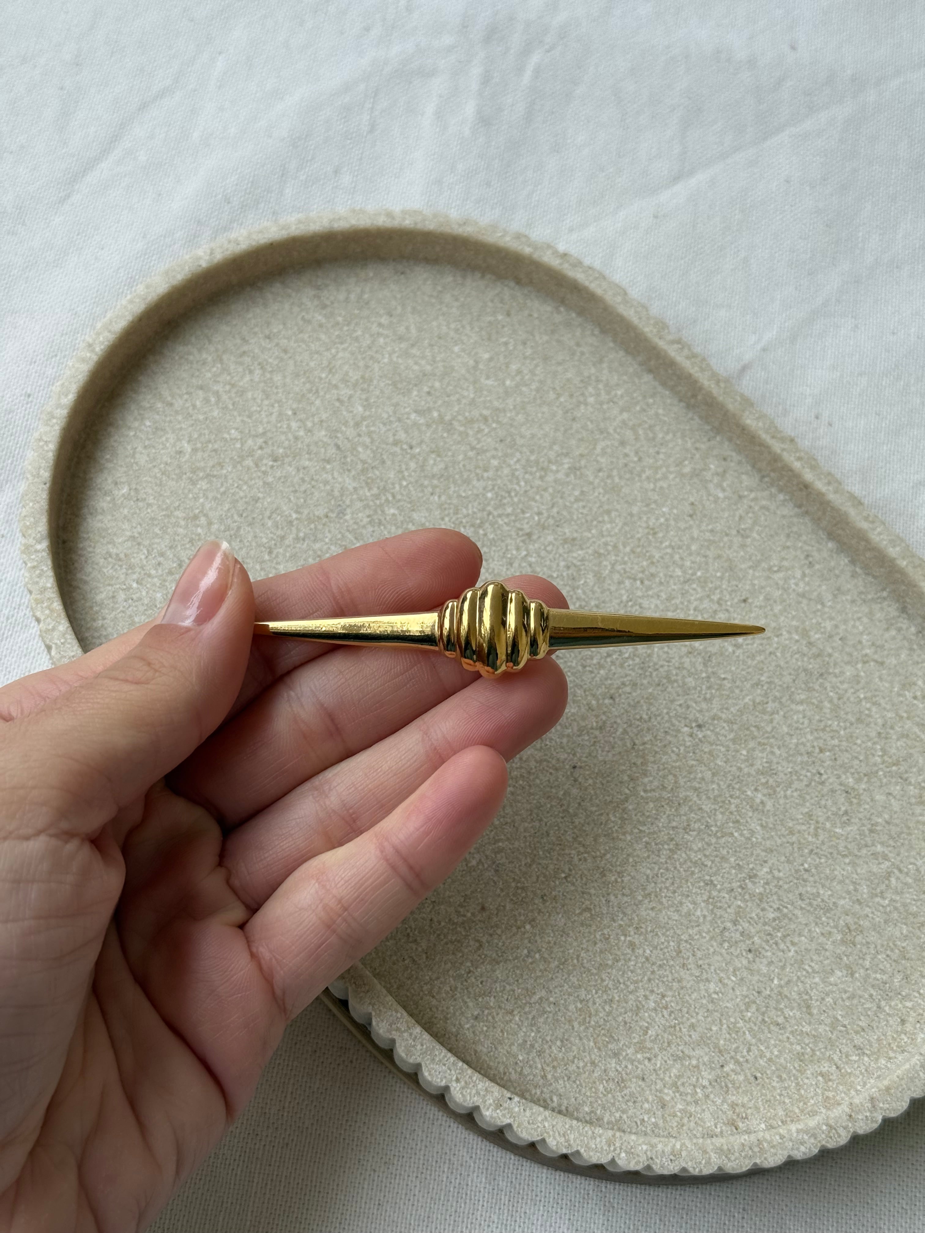 Broche Vintage - Barrette Y Forma De Lazo