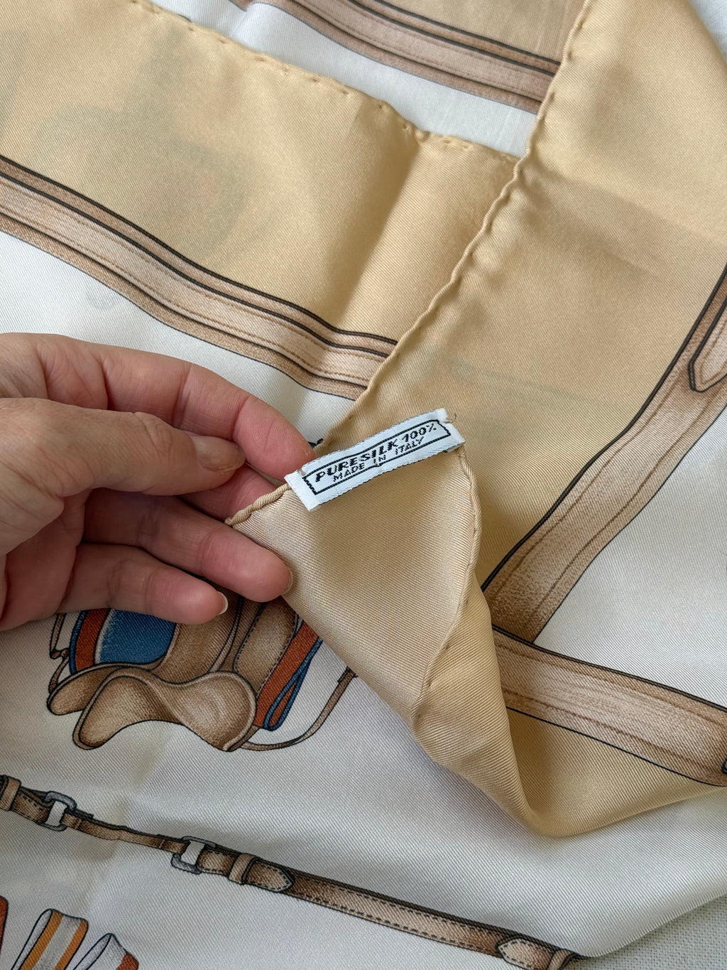 Céline Scarf – Equestrian Theme And Ribbons