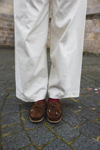 Chocolate Suede Loafers