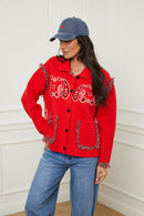 Gilet Veste Coachella Rouge