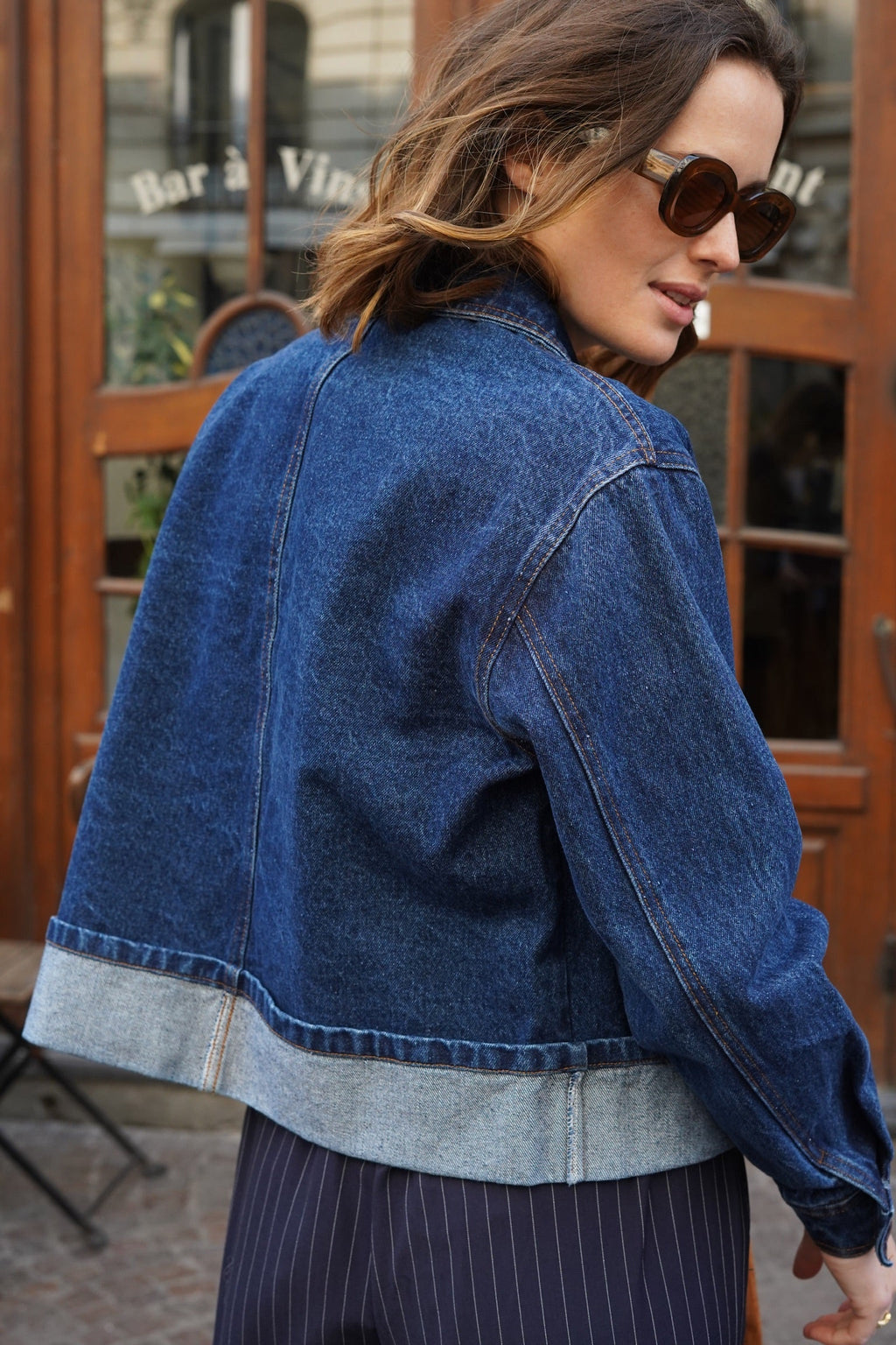Roxane Denim Lapel Jacket