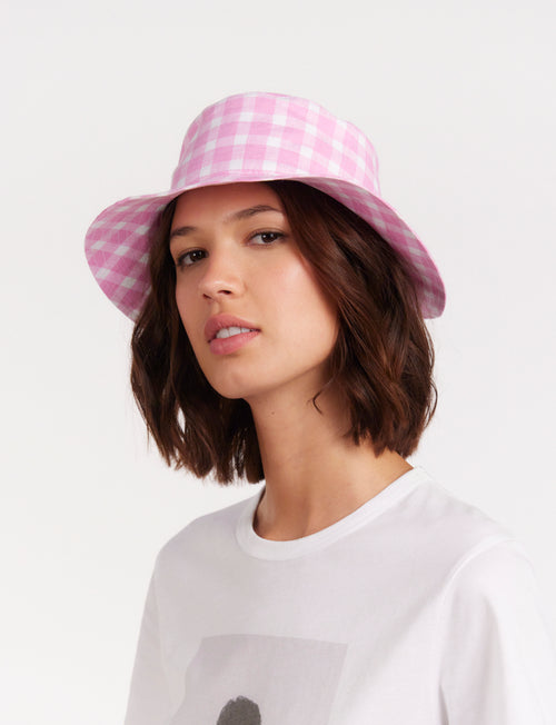 Andres Hat - Pink White