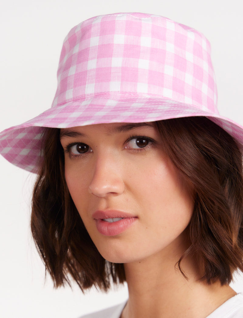 Andres Hat - Pink White
