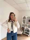 Gilet Berger À Noeud Claudia