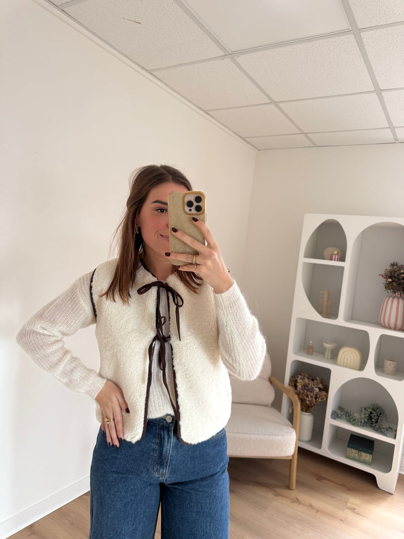 Gilet Berger À Noeud Claudia