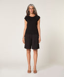 Jersey de manga corta - Negro - Mujer