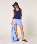 Jersey de manga corta - Azul marino - Mujer