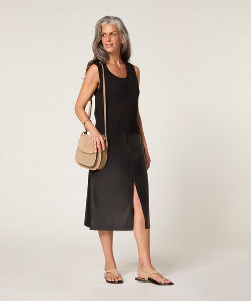 Jersey de manga corta - Negro - Mujer