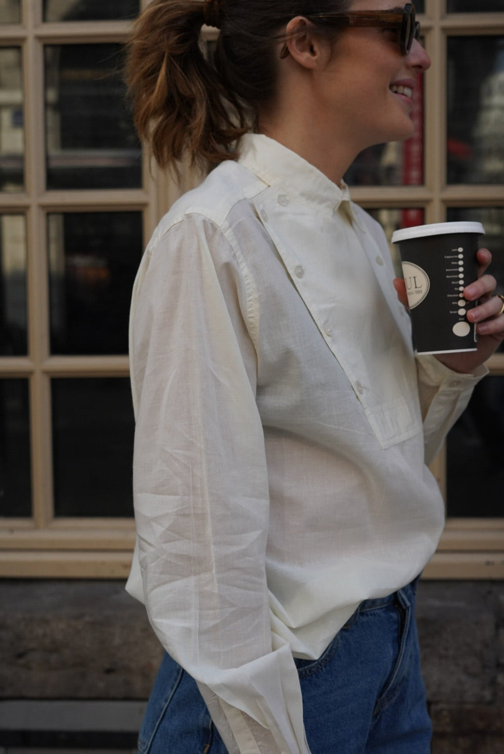 Anne Blouse Ecru