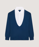 Jersey de manga larga - Azul marino - Mujer