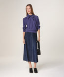 Jersey con cuello lavalliere - Violeta Parma - Mujer