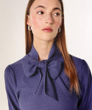 Jersey con cuello lavalliere - Violeta Parma - Mujer