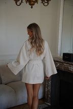 Marcy Beige - Wrap Dress