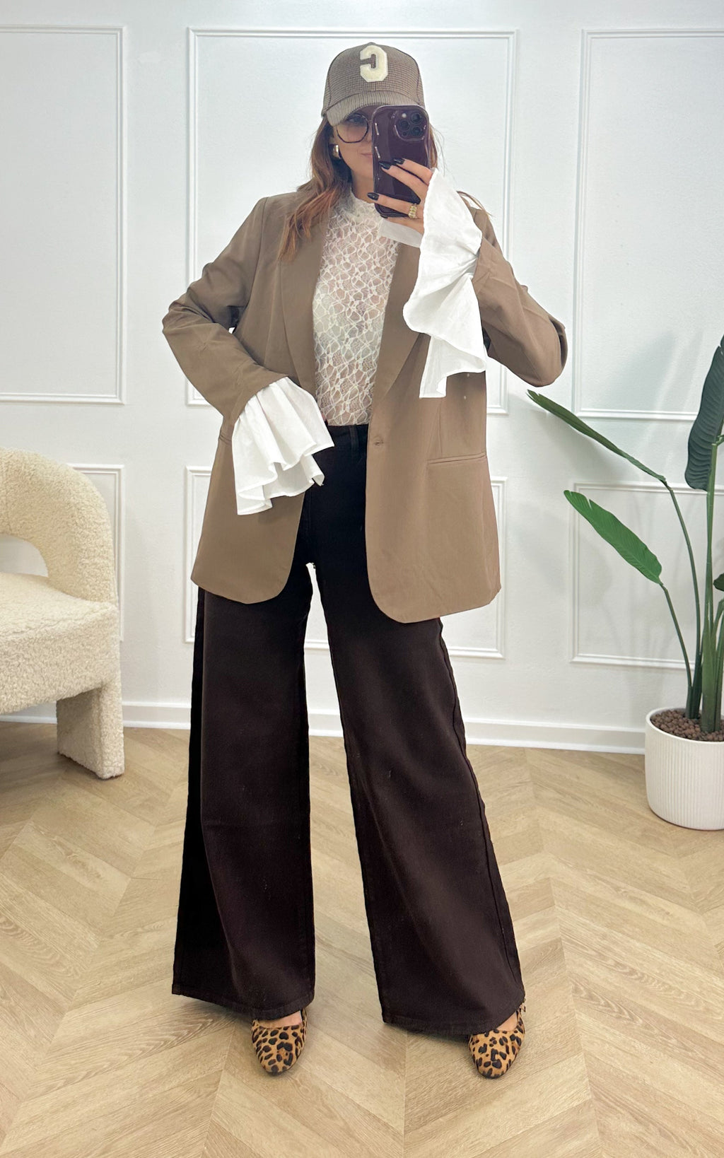 Aloise Blazer - Brown