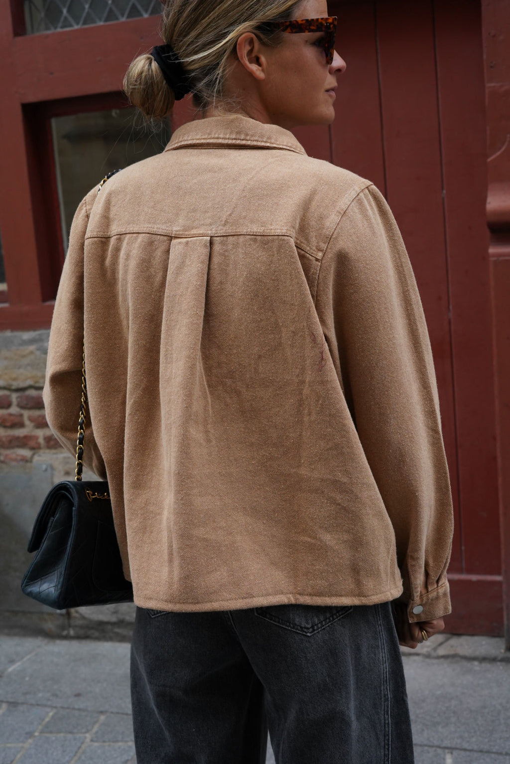 Laura Denim Jacket Camel