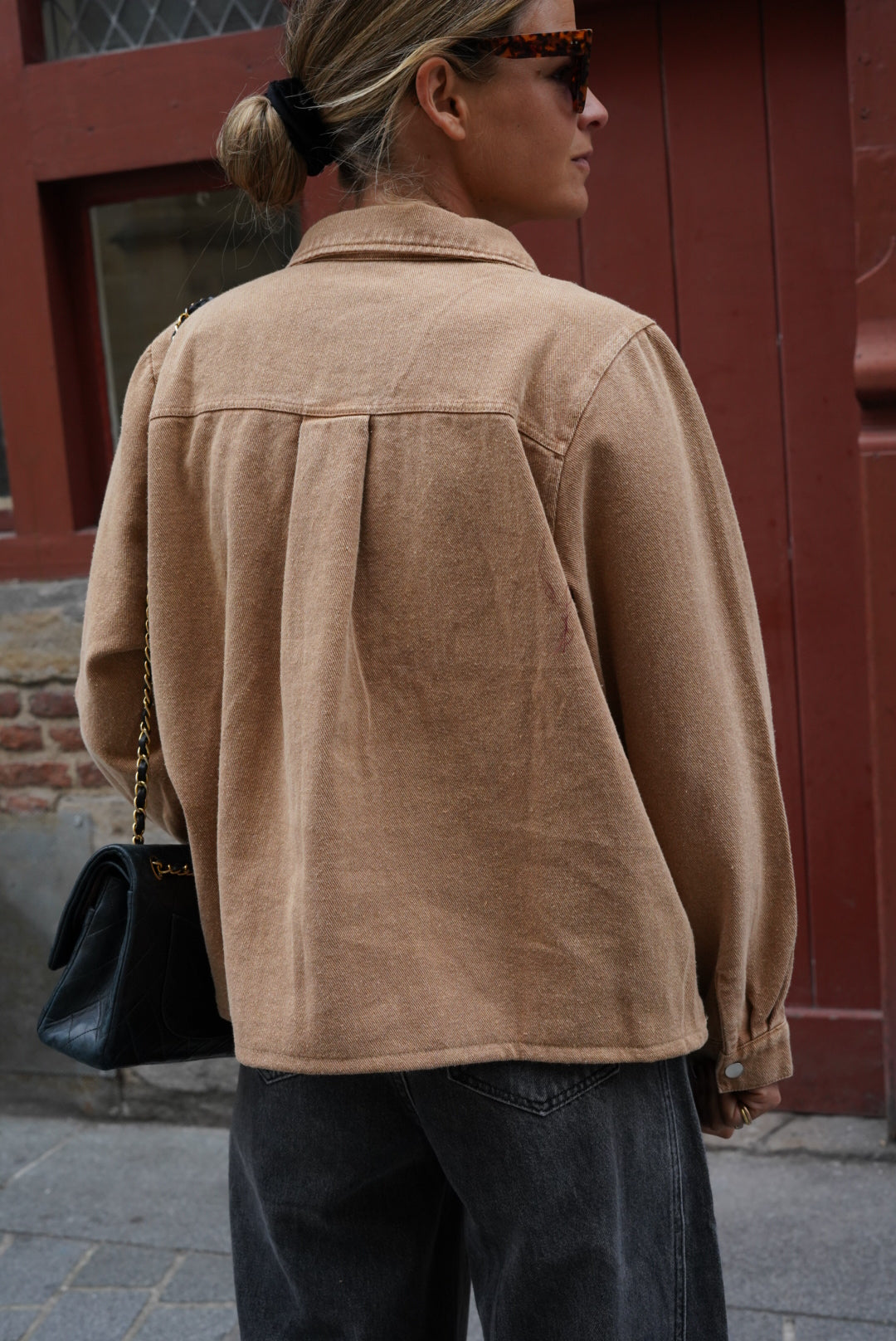 Laura Denim Jacket Camel