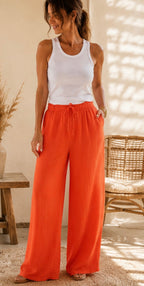 Eden Pants - Orange
