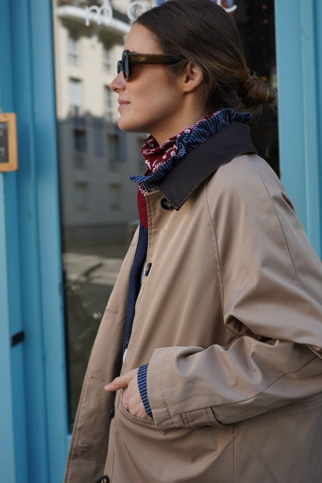 Emma Mid-Long Beige Jacket