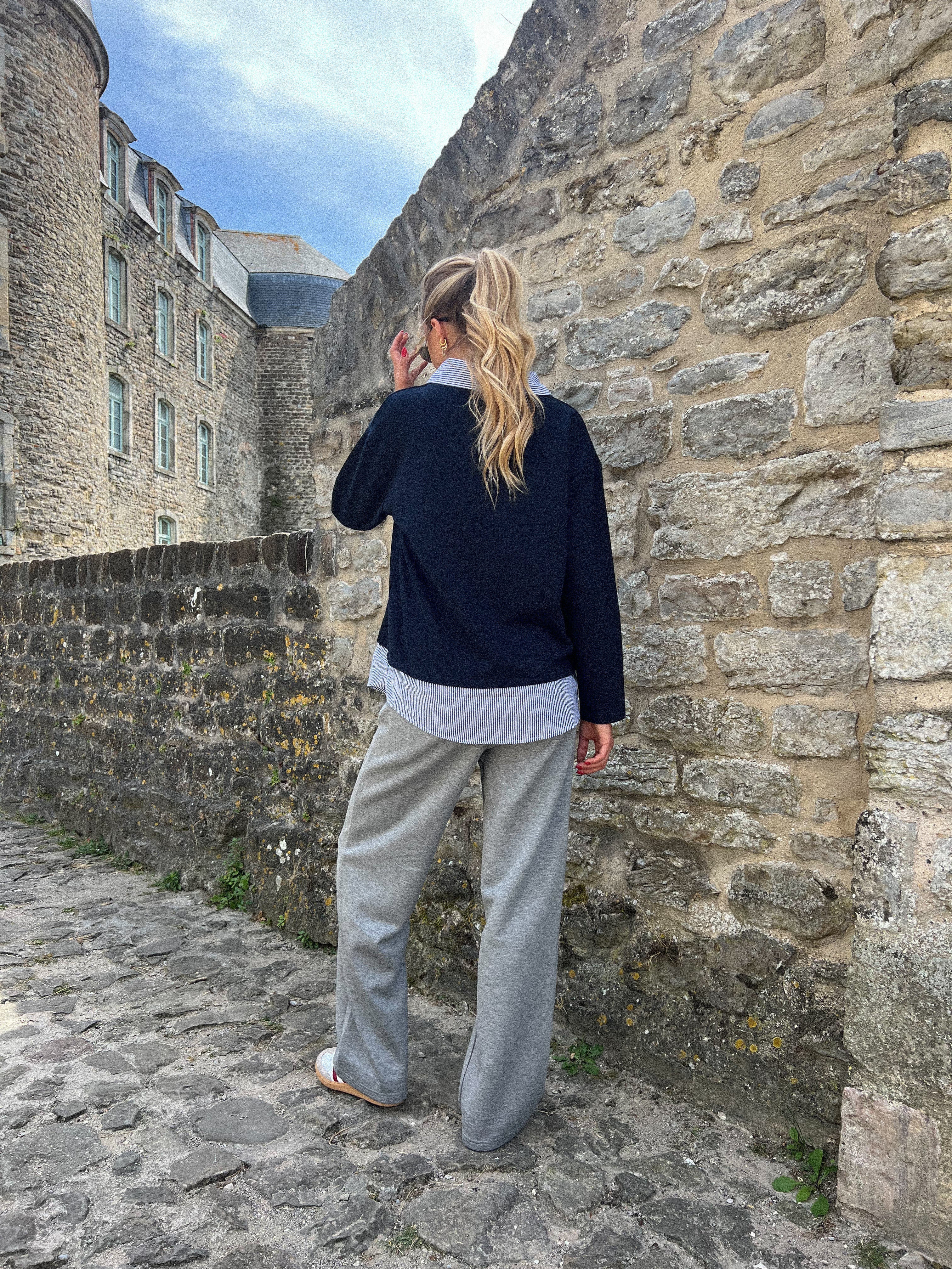 Pantalon Droit Adrien - Gris
