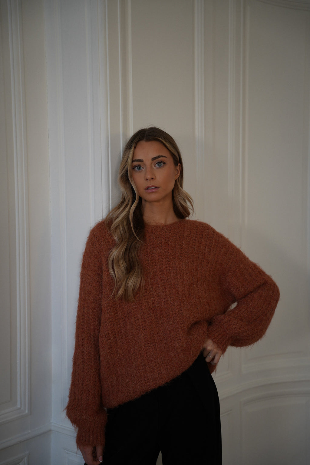 Pull Ample Lila - Terracotta
