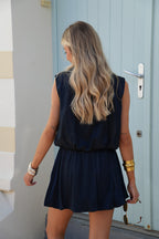 Blouse Sans Manches Siam - Marine
