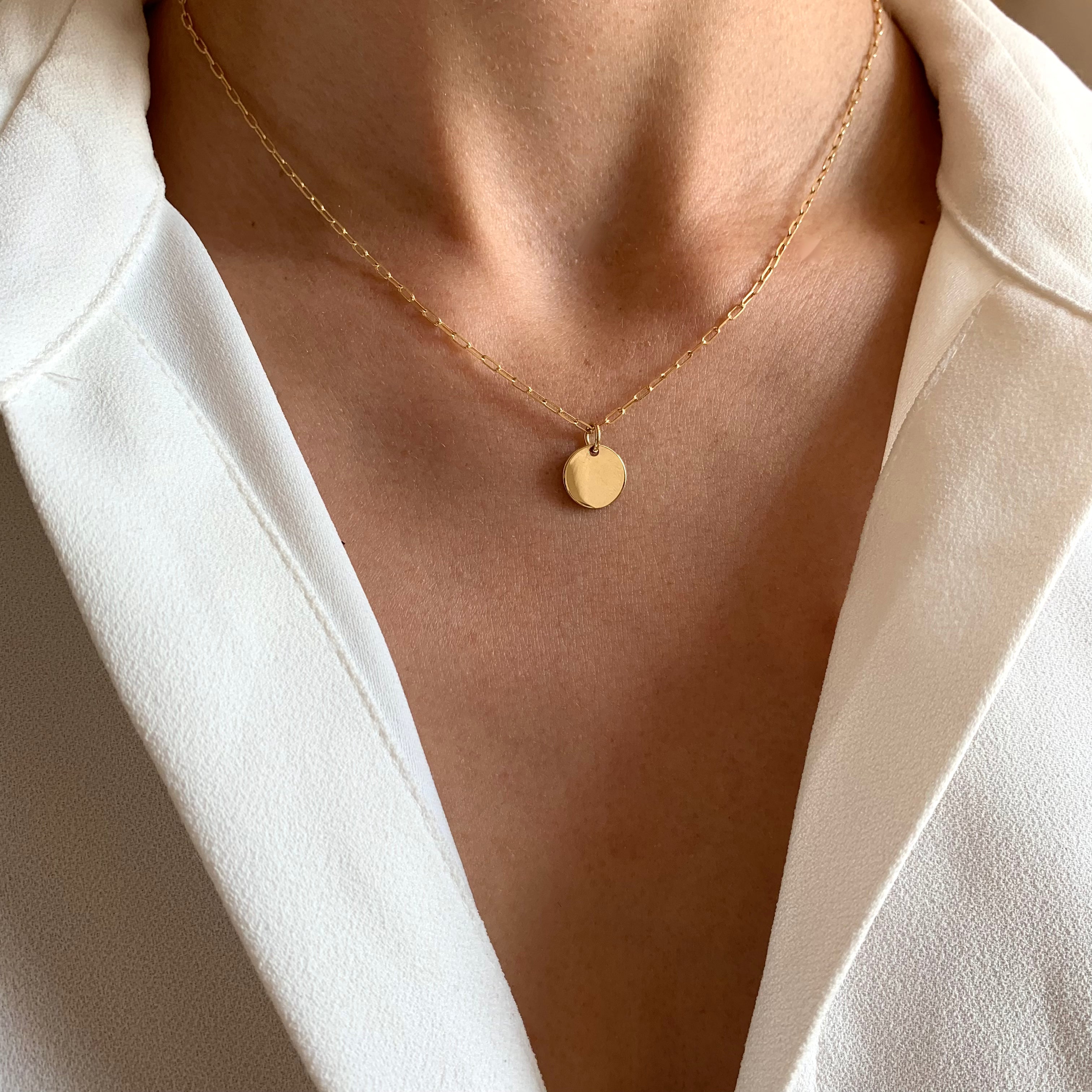 Collier Long Médaille