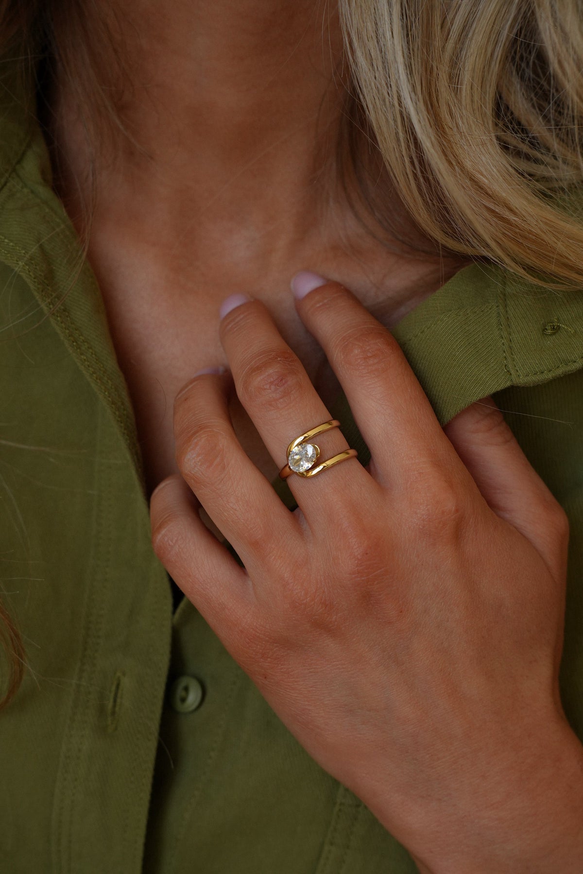Bague Acier - Vic Dorée