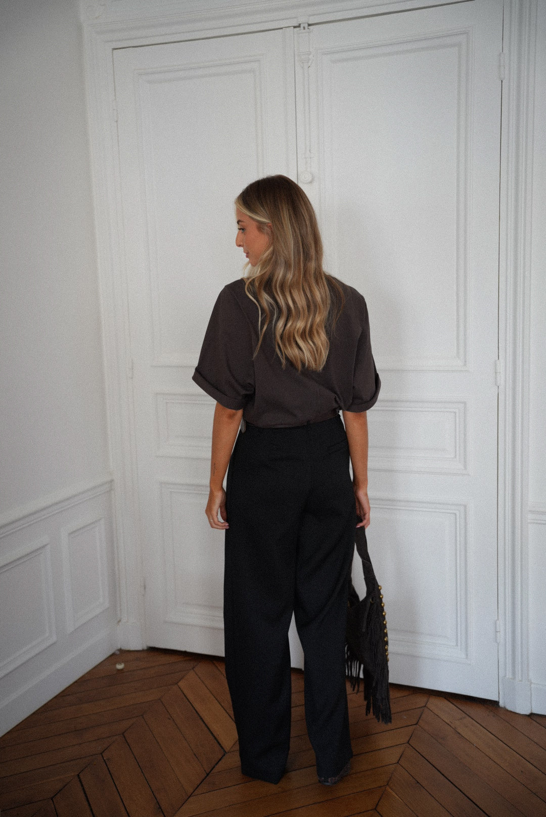 Pantalon Droit Achille - Noir