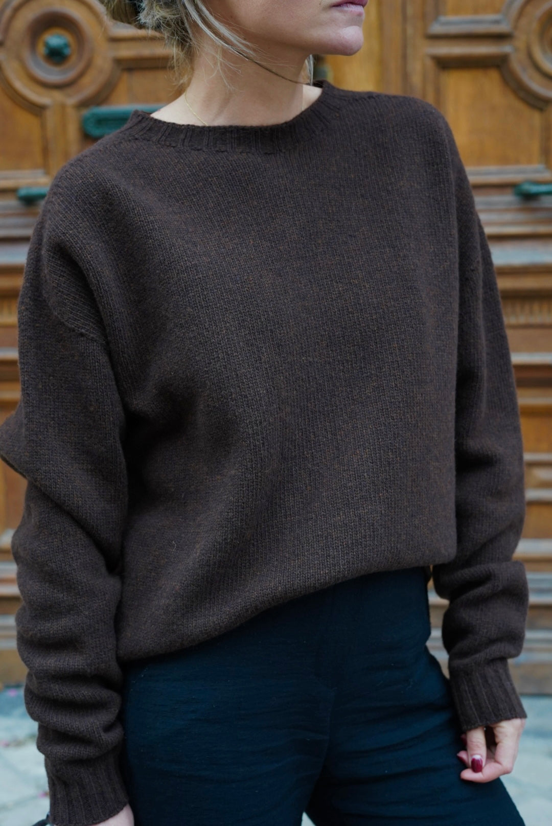 Adrien Chocolate Sweater