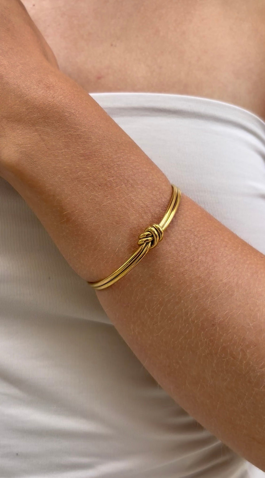 Knot Bangle Bracelet