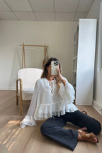 Blusa Aria cruda