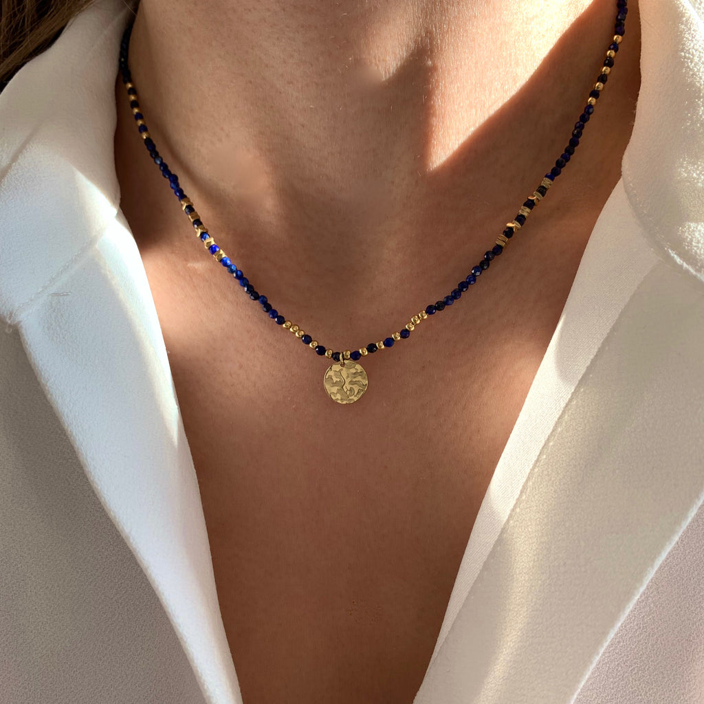 Collier Désert De Pierres Lapis