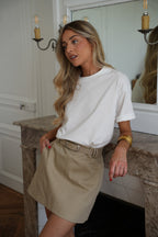 Jupe Courte Alissa - Beige