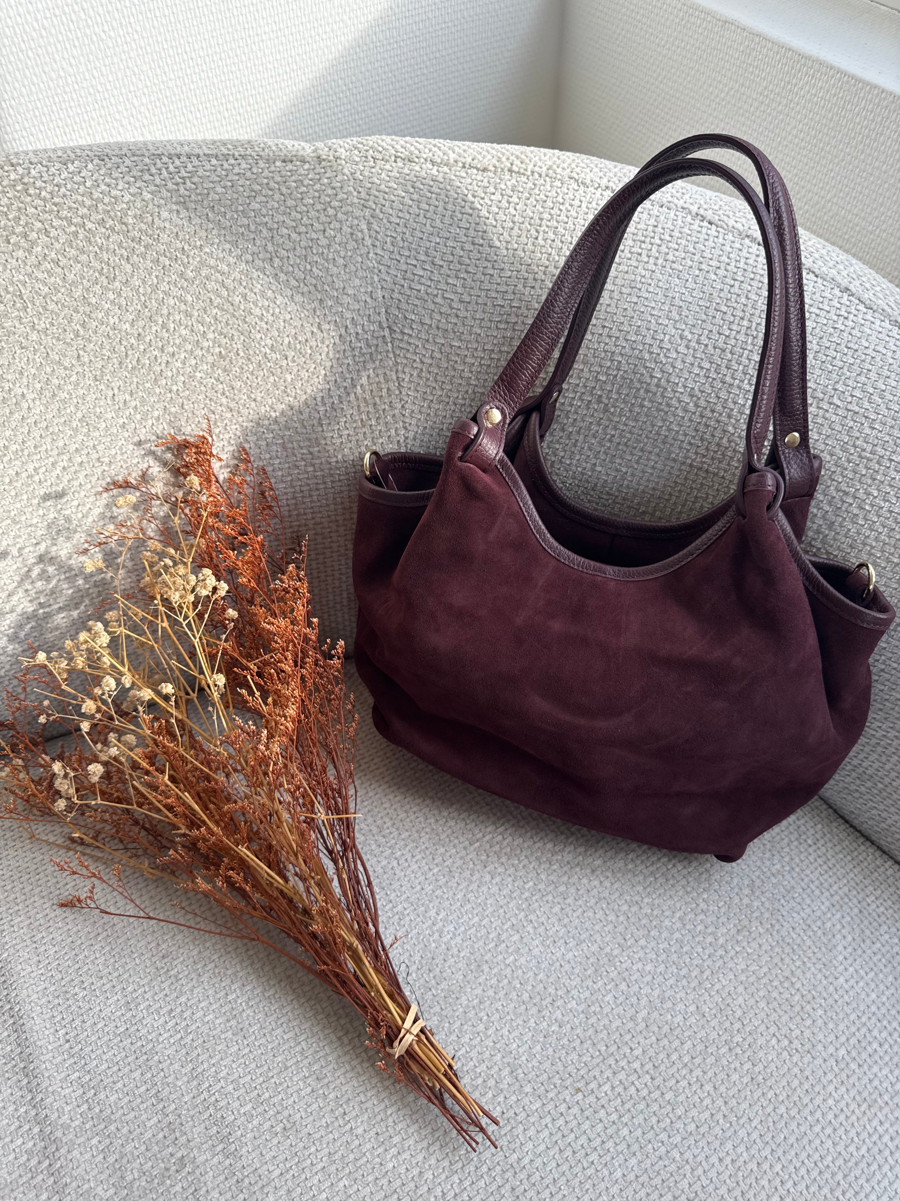 Sac à main Charlie bordeaux