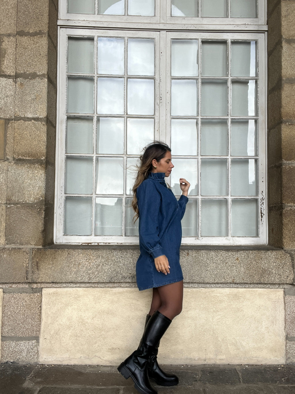 Botas altas negras Nora