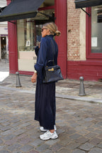 Long Roman Skirt Navy