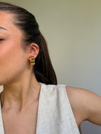 Pendientes Vintage - Criollas Trenzadas Doradas