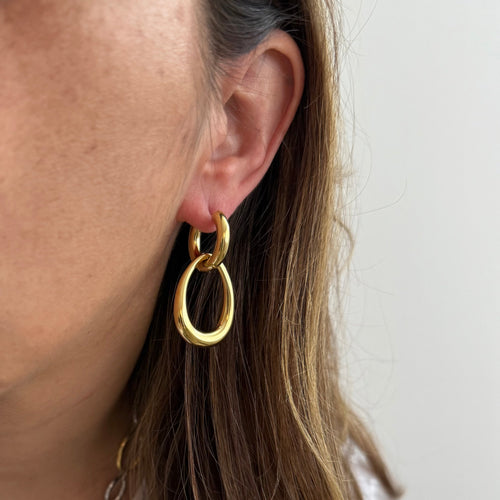 Boucles D'Oreilles Galenia - Doré, Argent Ou Bicolore