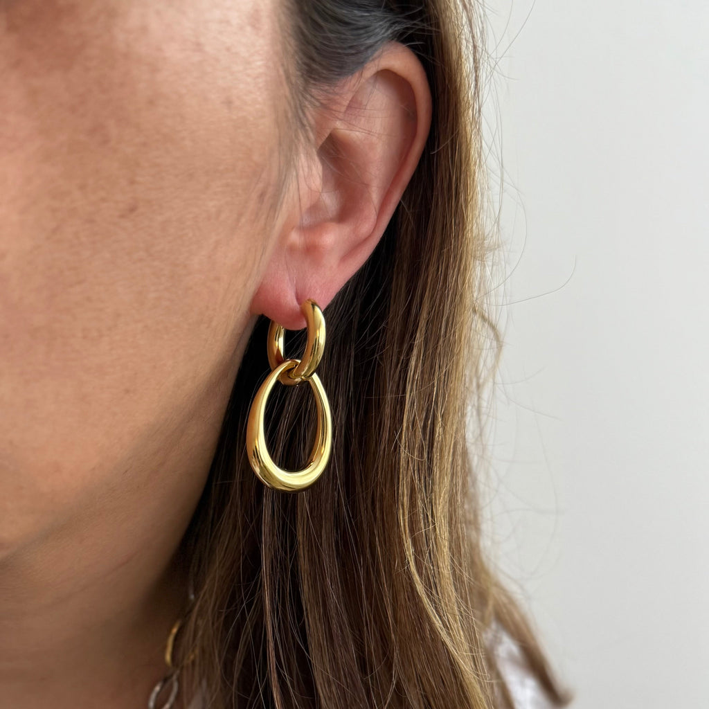 Boucles D'Oreilles Galenia - Doré, Argent Ou Bicolore