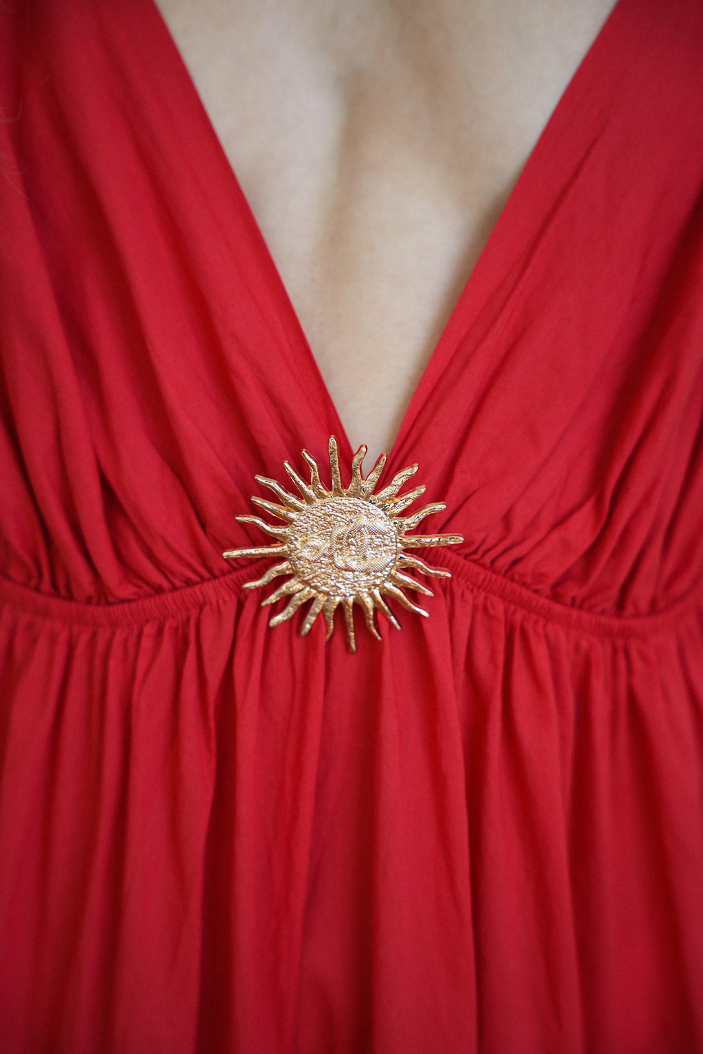 Robe Soleil Filipa - Rouge