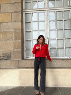 Cárdigan Emma rojo