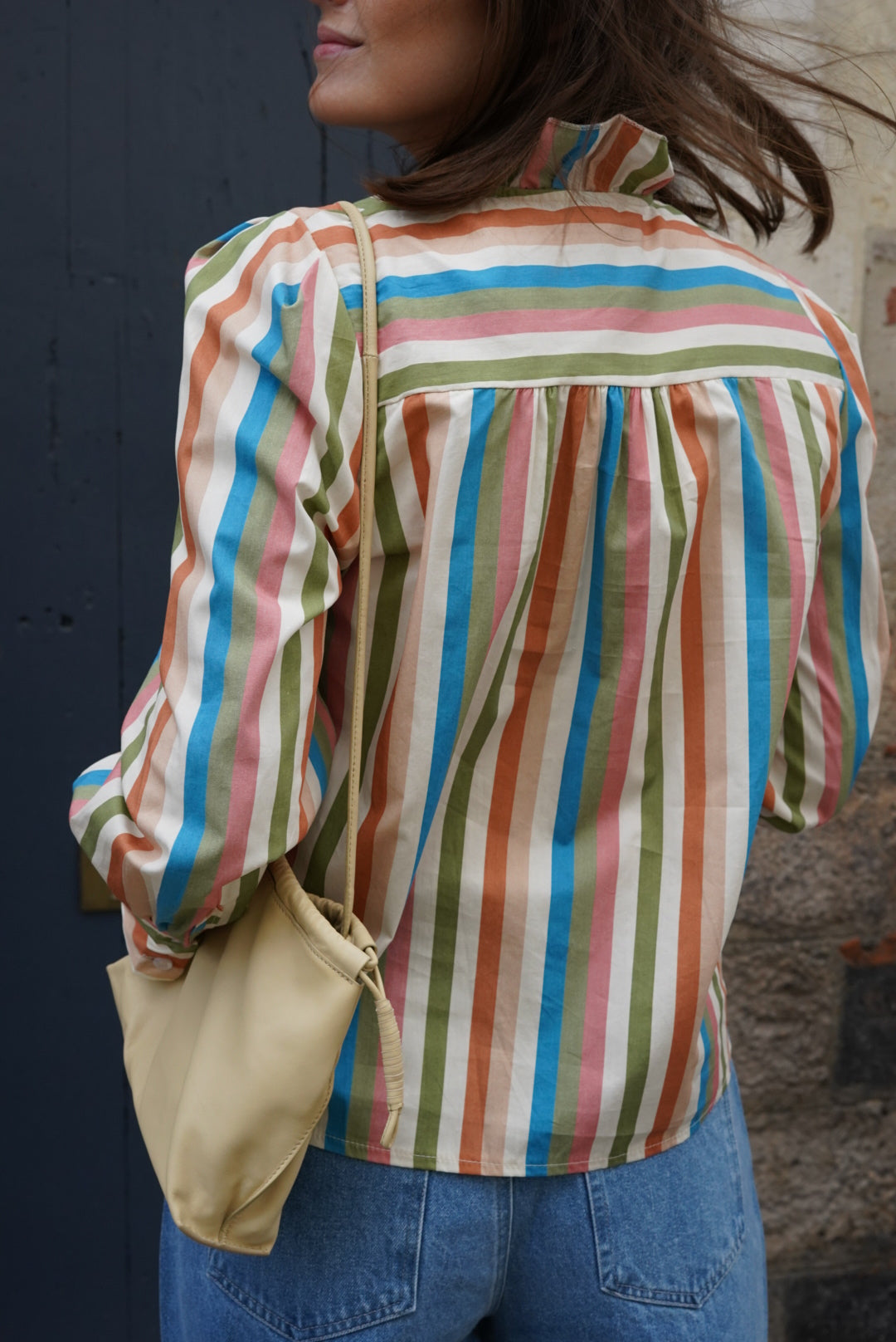 Marilou Stripe Shirt Multicolor Blue